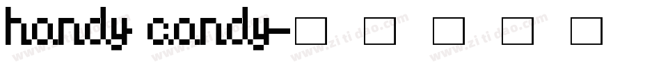 Handy candy字体转换
